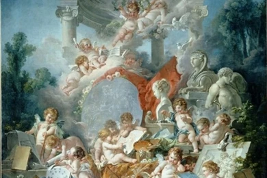 World Famous Paintings European Style Angel3d Oil Painting ...