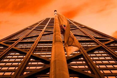 Orange Corporate Building