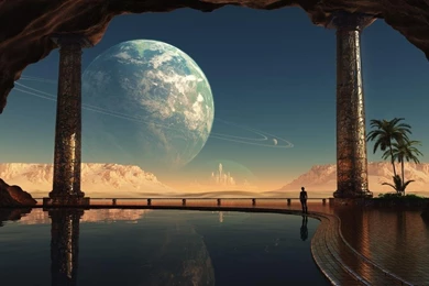 ALIEN WORLD WALLPAPER   (