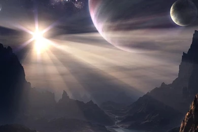 ALIEN WORLD WALLPAPER   (