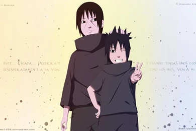 Wallpapers Itachi Y Sasuke Frase By Seba1496 On DeviantArt