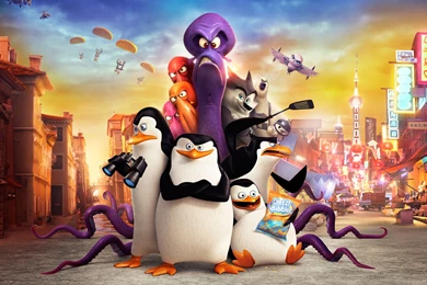 Penguins Of Madagascar Movie Wallpapers