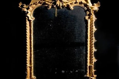 Antique Mirror Black Backgrounds Gold: Andy Spain...)