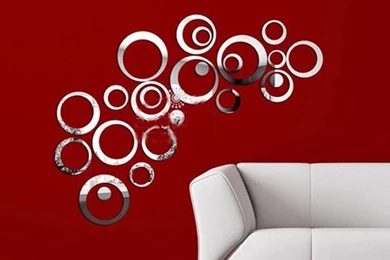 Aliexpress.com : Buy Fashion Creative Mosaic Clock Mirror Wall ...