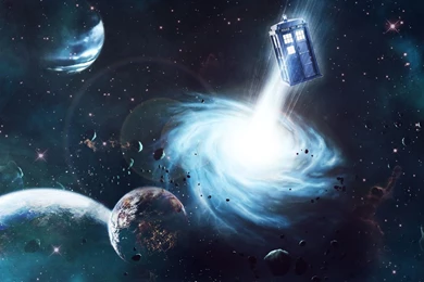 DeviantArt: More Like TARDIS Wallpapers Van Gogh Style. By Koshka Stuff