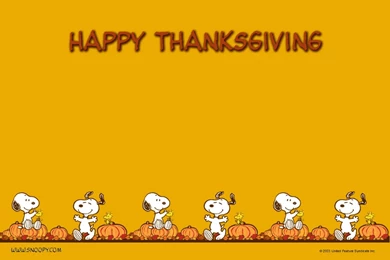 Gallery For   Happy Thanksgiving Wallpapers Snoopy