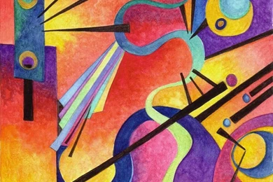 Abstract Art Kandinsky   Wallpaper.