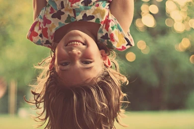 Girl, Kid, Joy, Happiness, Smile, Bokeh
