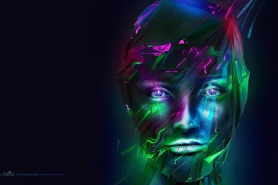 Computer Graphics On A Blue Backgrounds Wallpapers And Images ...