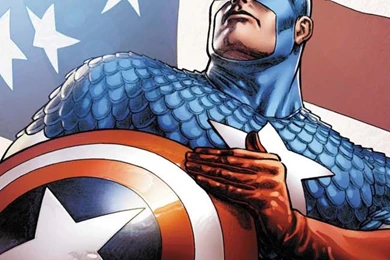 Captain America Comic Strip   Wallpaper.