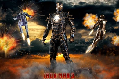 Iron Man 3 Mark XLI Bones   Hot Toys HD Wallpapers By D CDesigns On ...