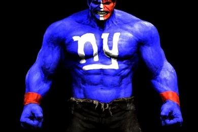 Big Blue Hulk New York Giants, Baby.