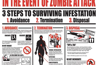 3 Steps On How To Survive A Zombie Infestation   Sharenator