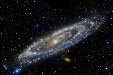 APOD: 2015 July 24   Ultraviolet Rings Of M31