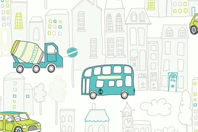 Arthouse Retro Robot Metallic Childrens Kids Bedroom Wallpapers 534000