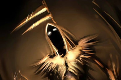 Dark Grim Reaper Horror Skeletons Skull Creepy B Wallpapers ...