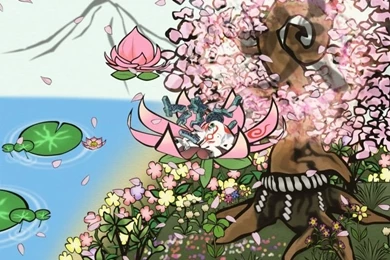 Okami   Okami Amaterasu Wallpapers (12707430)   Fanpop