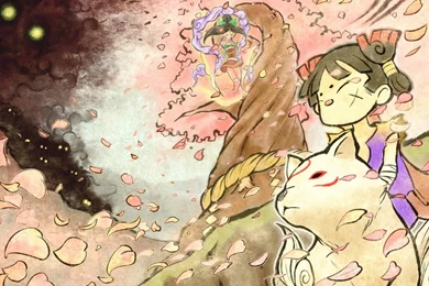 Okami Amaterasu Fresh Hd Wallpapers   1500x938 IWallHD   Wallpapers HD