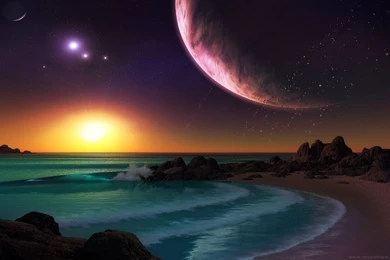 Beauty Fantasy Beach HD Wallpapers Desktop