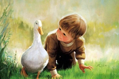 Zolan Childhood Series Wallpapers,Paintings Wallpapers & Pictures ...