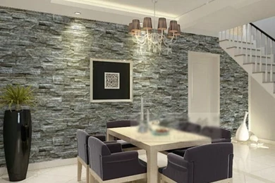 10M Hot Sale 3D Embossed Stone PVC Wallpapers Living Room Backdrop ...