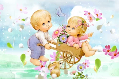 Sweet Little Couple Love Wallpapers