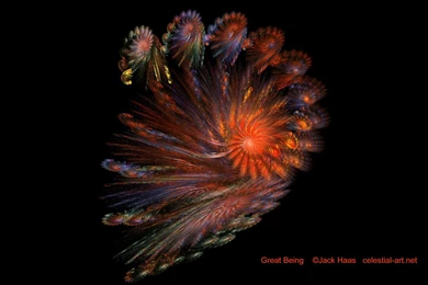 Digital Art, Apophysis Fractal, Wallpaper: Great Being