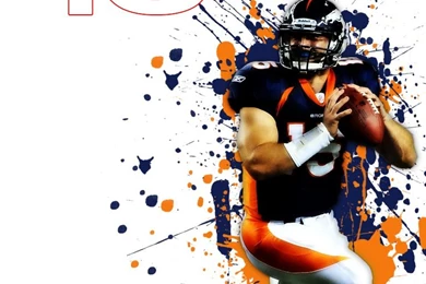 Graphic Design: Denver Broncos' Tim Tebow Wallpapers