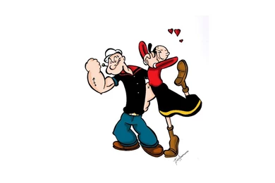 Wallpapers Popeye And Olivia 1024x768