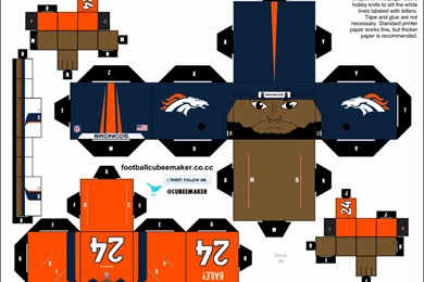 Champ Bailey Broncos Cubee By Etchings13 On DeviantArt