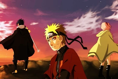 Download Wallpapers 2560x1024 Naruto, Team Of Seven, Uchiha Sasuke ...