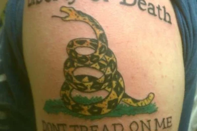 Gadsden Flag Tattoo
