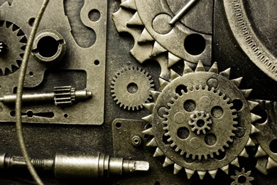 Abstract, Gears, Sepia, Monochrome, Industrial Plants, Wheels ...