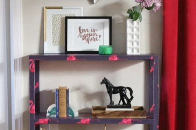 4 Wild DIY Patterned Projects Using Wallpapers   Porch Advice