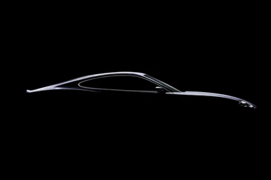 Contour Jaguar Advanced Lightweight Coupe Concept On A Black ...