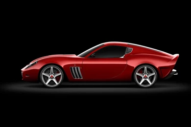 Top Cars Picture, Red Ferrari Sport Car With Glowing Body, Black ...