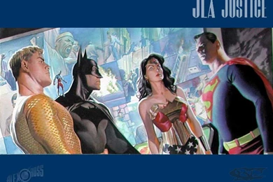 JLA Alex Ross 1024 X 768 » Comic Wallpapers