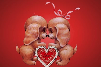 Cute Animal Valentines Day Wallpapers – Valentine Week 2016