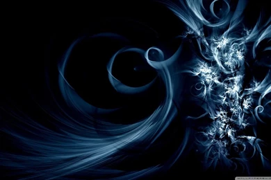 Swirly Blue Abstract HD Desktop Wallpapers : Widescreen : High ...