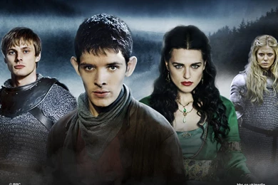Arthur, Merlin, Morgana & Morgause   Merlin On BBC Wallpapers ...