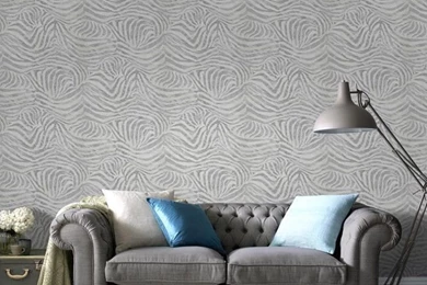 Zebra Wallpapers In White And Grey Design By Graham & Brown
