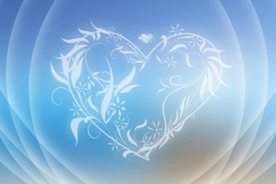 Not Enough Words Love Heart Blue Abstract HD Wallpapers Wallpapers ...