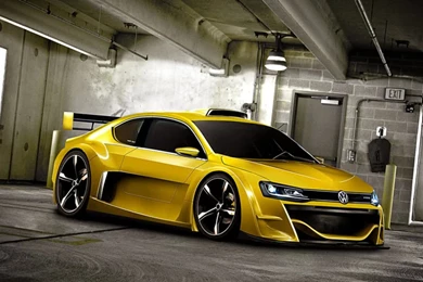 Volkswagen Jetta Yellow   Wallpapers