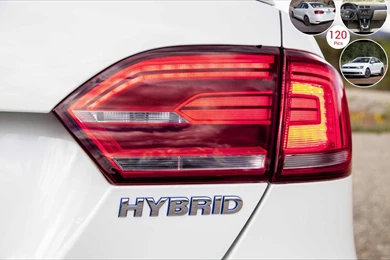 2013 Volkswagen Jetta Hybrid Tail Light / Badge