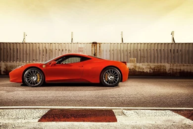 Red Ferrari 458 Track Photo HD Wallpapers   FreeWallsUp