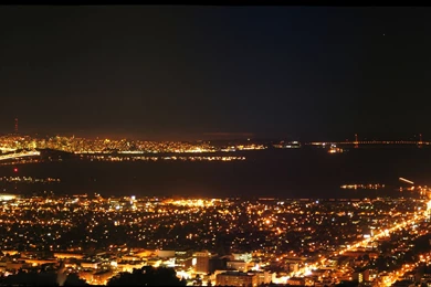 Pano San Francisco Bay Area As Seen From