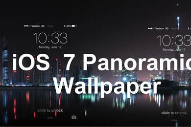 IOS 7 Panoramic Wallpapers   YouTube