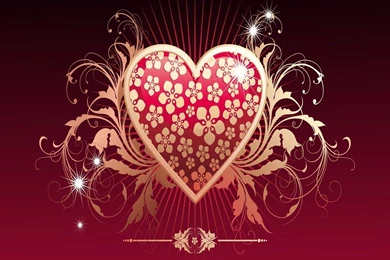 Free Wallpapers   Free Art Wallpapers   Heart Shaped 2 Wallpapers ...