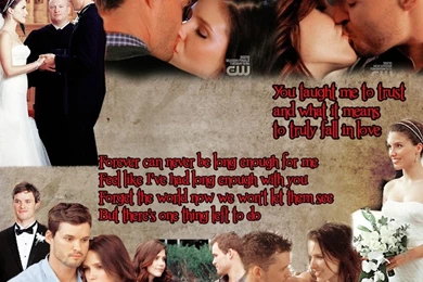 Brulian Wedding Wall   One Tree Hill Wallpapers (18926953)   Fanpop