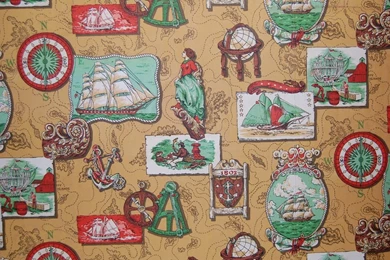 Colonial Nautical Basement Wallpapers